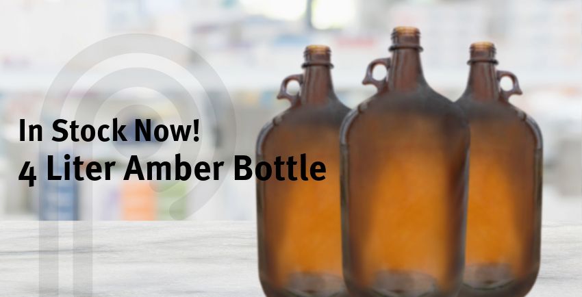4 Liter Amber Bottle